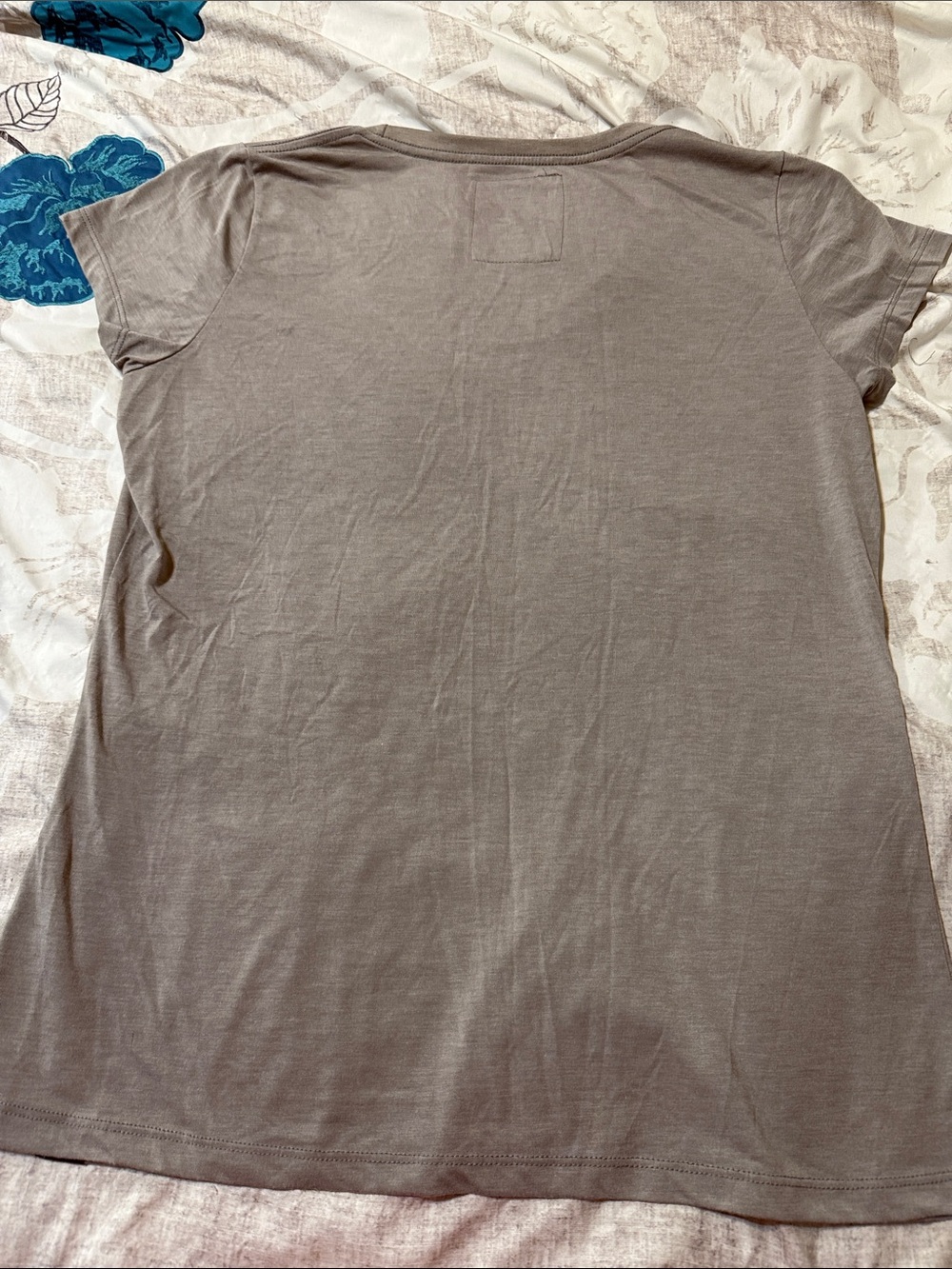 Cariloha 3XL Soft Eco Tee - Light Gray with Turtle Print - Picture 6 of 6